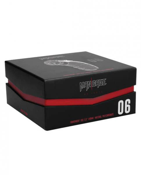 Mancage Model 06 Chastity 5.5 inches Cock Cage Transparent