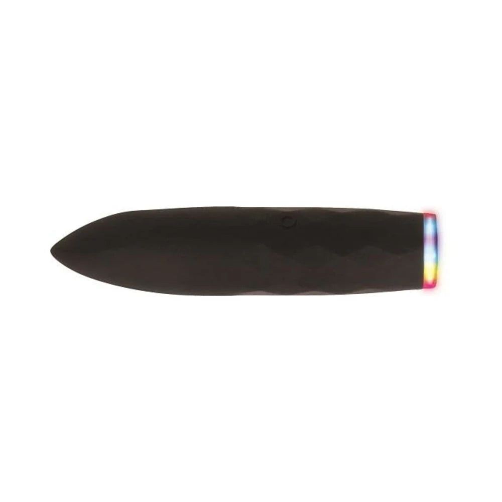 Evolved On The Spot Bullet 7 Function Rechargable Silicone Waterproof Black