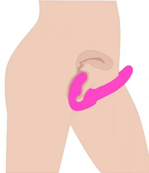Evoke Super Charged Vibrating Strapless Strap On