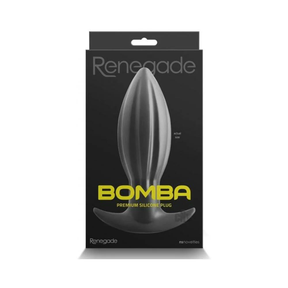 Renegade Bomba Anal Plug Black Medium