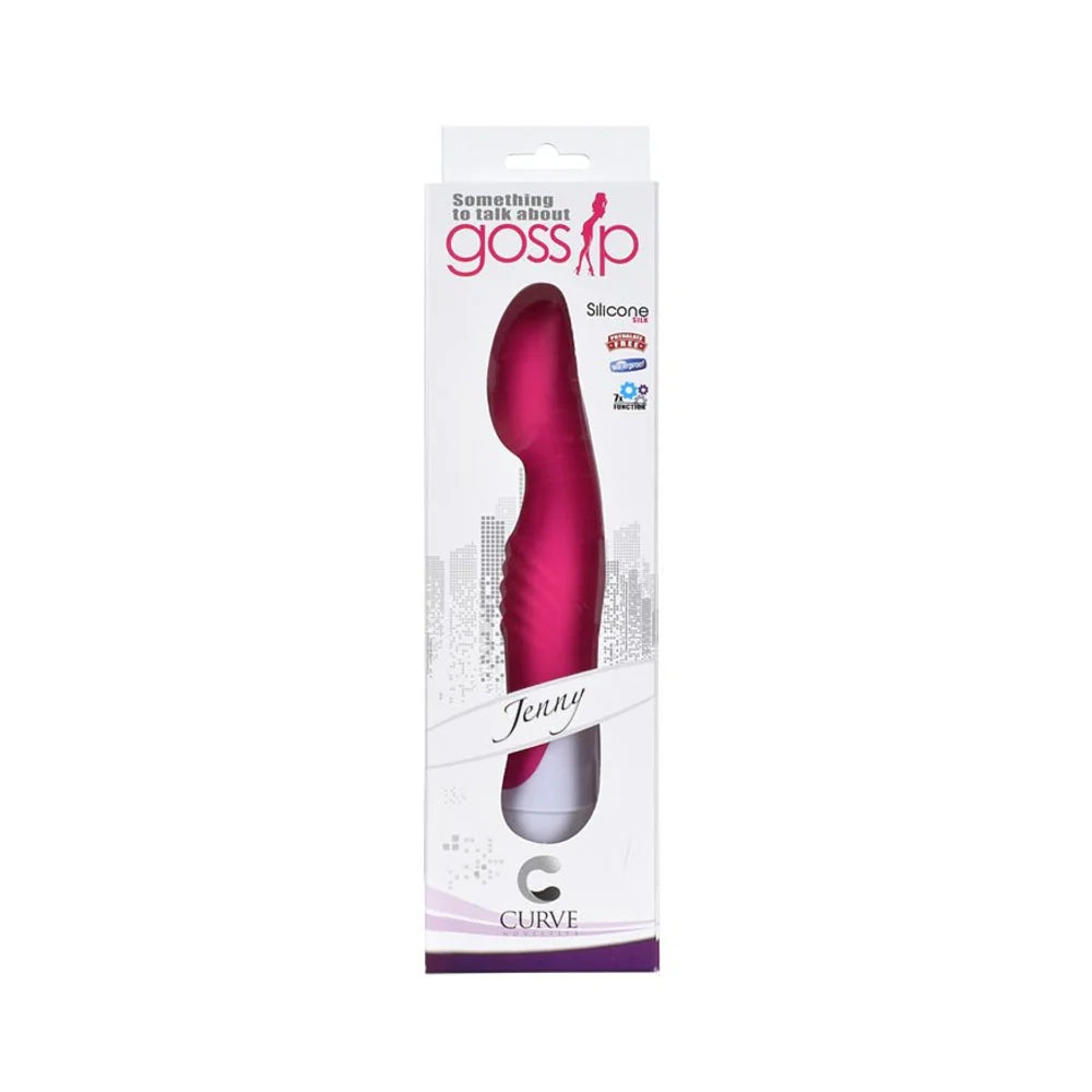 Jenny 7 Function Waterproof Silicone Vibrator - Pink