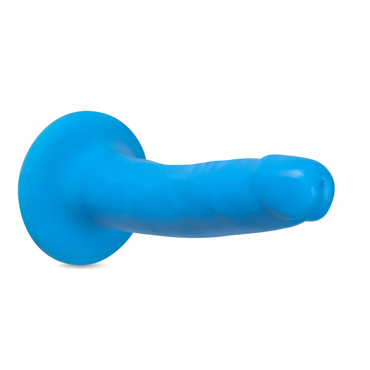 Neo Elite - 6-inch Silicone Dual-density Cock - Neon Blue