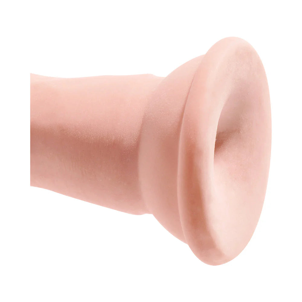 King Cock Triple Density 7 inches Beige Dildo