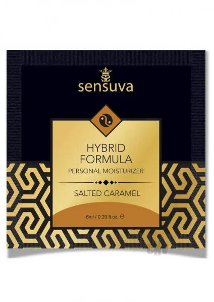 Sensuva Hybrid Personal Moisturizer Single Use Packet Salted Caramel .20oz