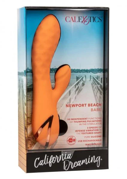 California Dreaming Newport Beach Babe Orange Vibrator