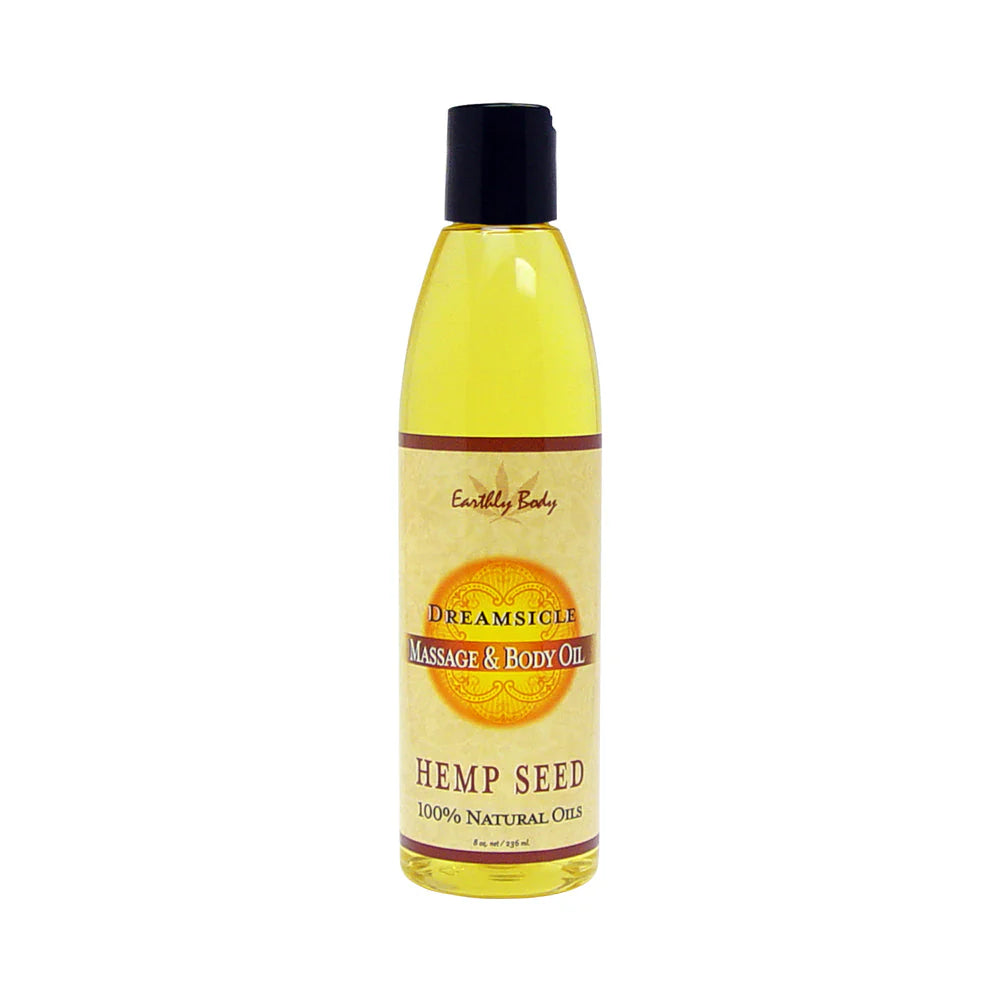 Earthly Body Massage Oil Dreamsicle 8 ounces