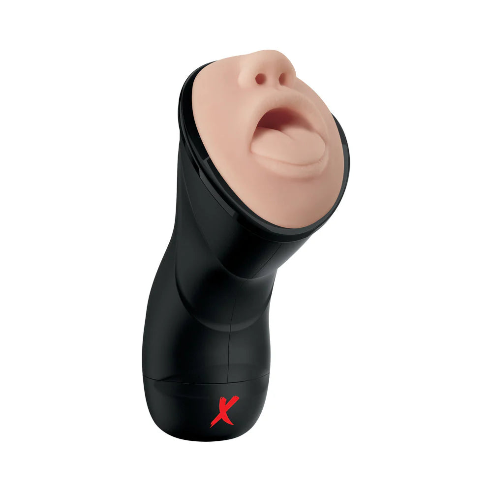 PDX ELITE Deep Throat Vibrating Stroker