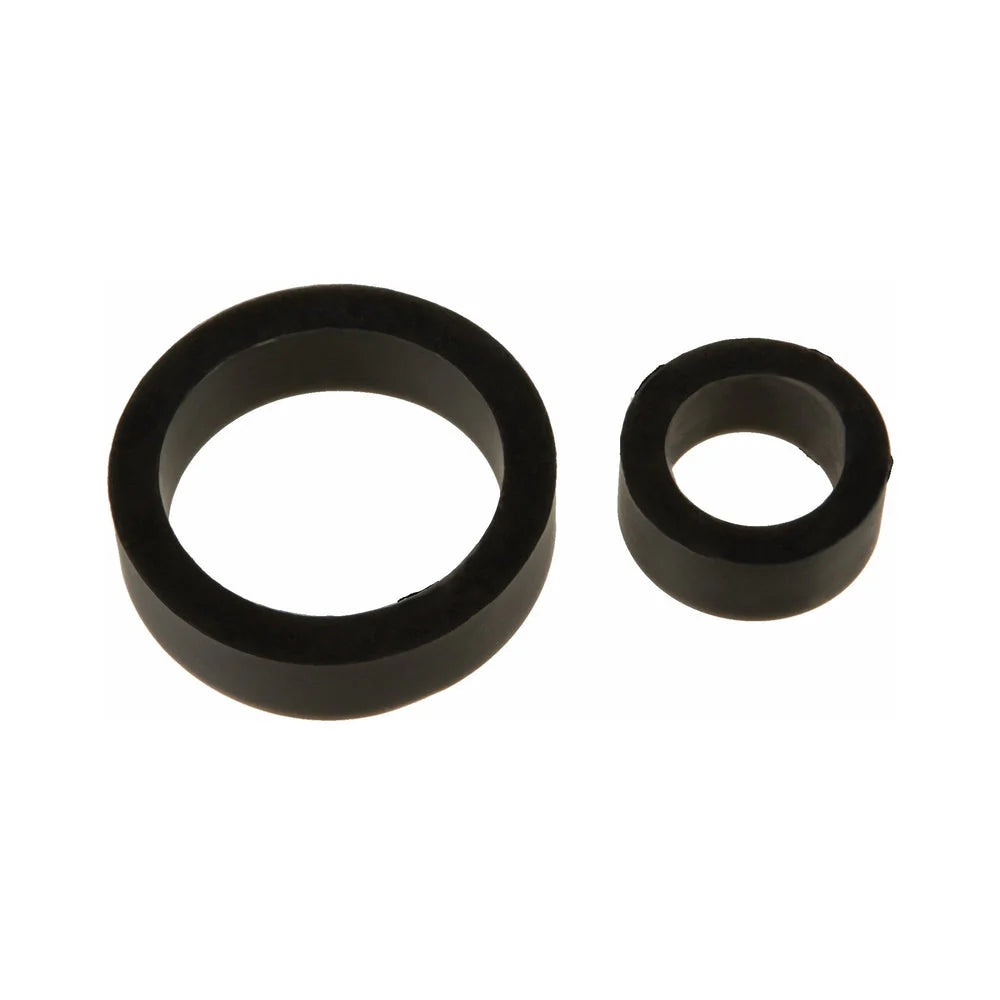 Titanmen Cock Ring Platinum Silicone Double Pack