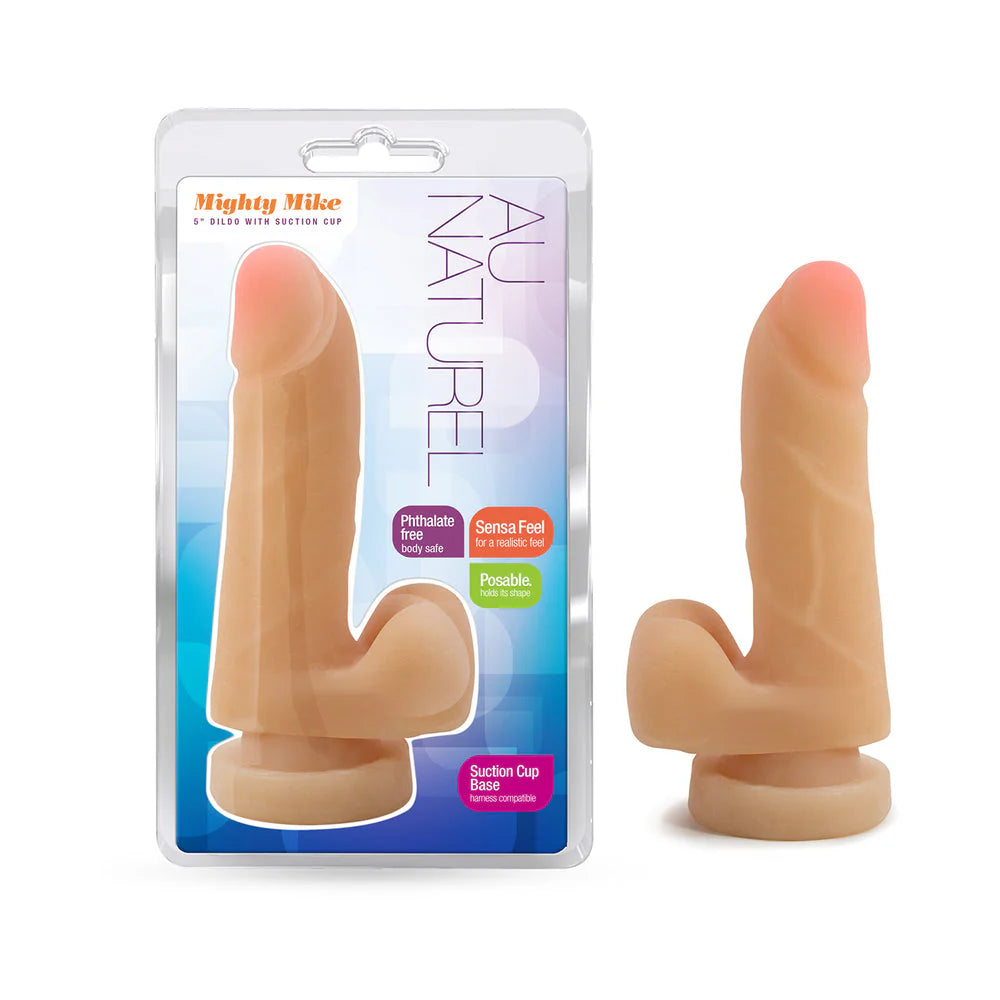 Mighty Mike Dual Density Dildo Beige