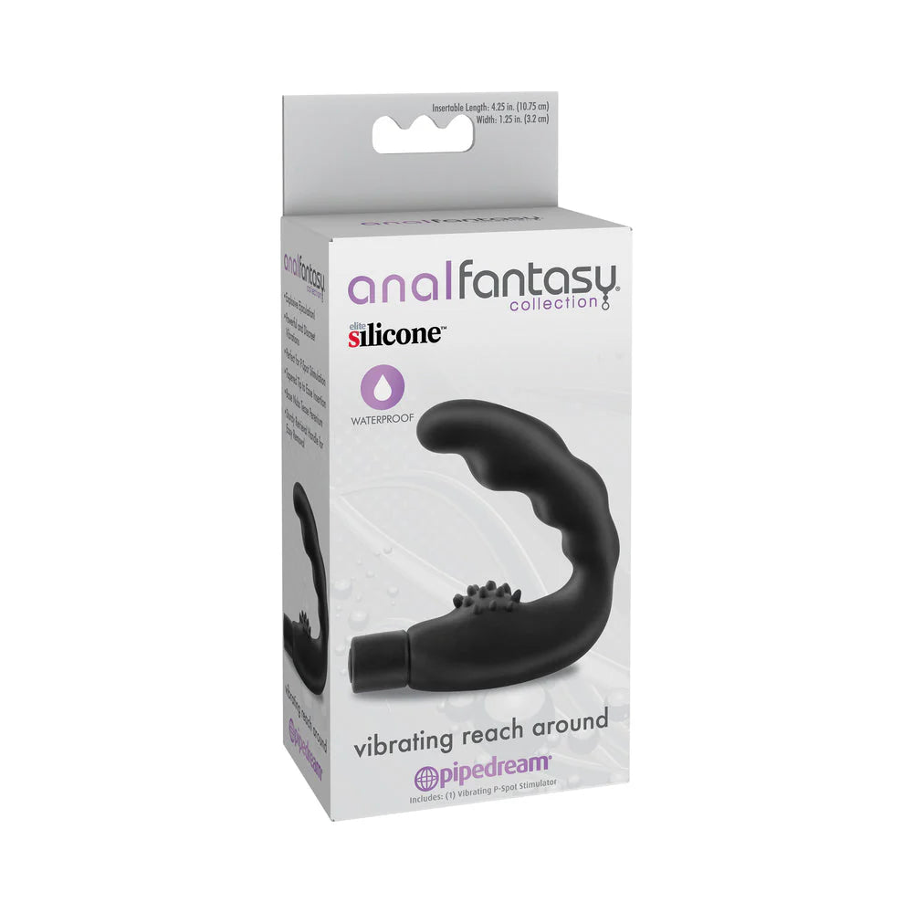Anal Fantasy Vibrating Reach Around Probe Black