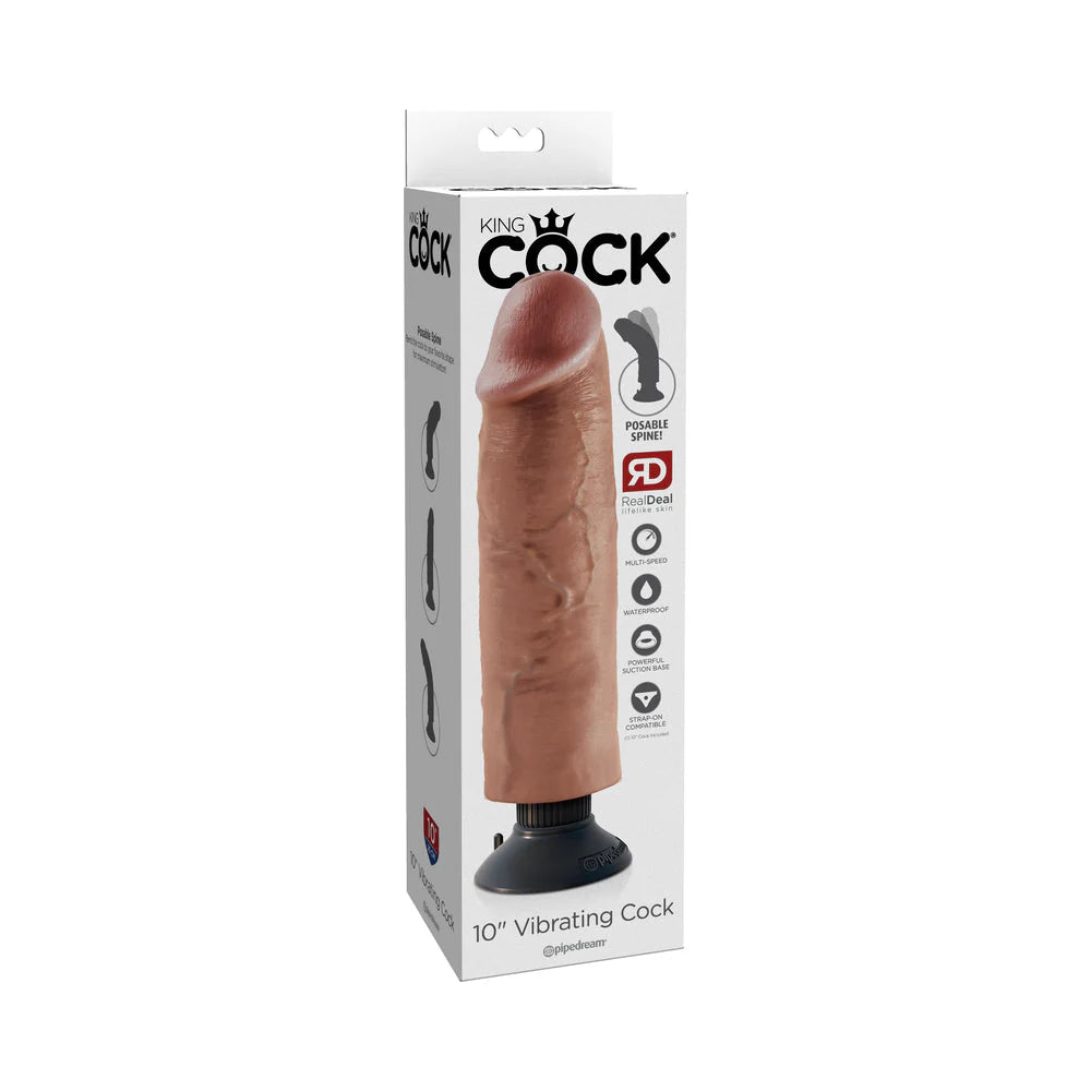King Cock 10in Vibrating Cock