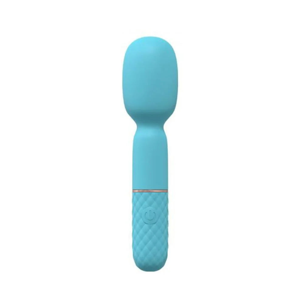 Loveline Bella 10 Speed Vibrating Mini-wand Silicone Rechargeable Waterproof Blue