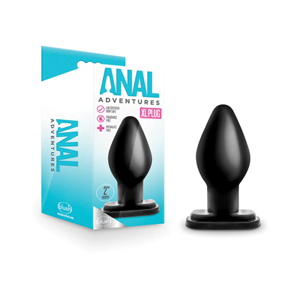 Anal Adventures XL Plug Black