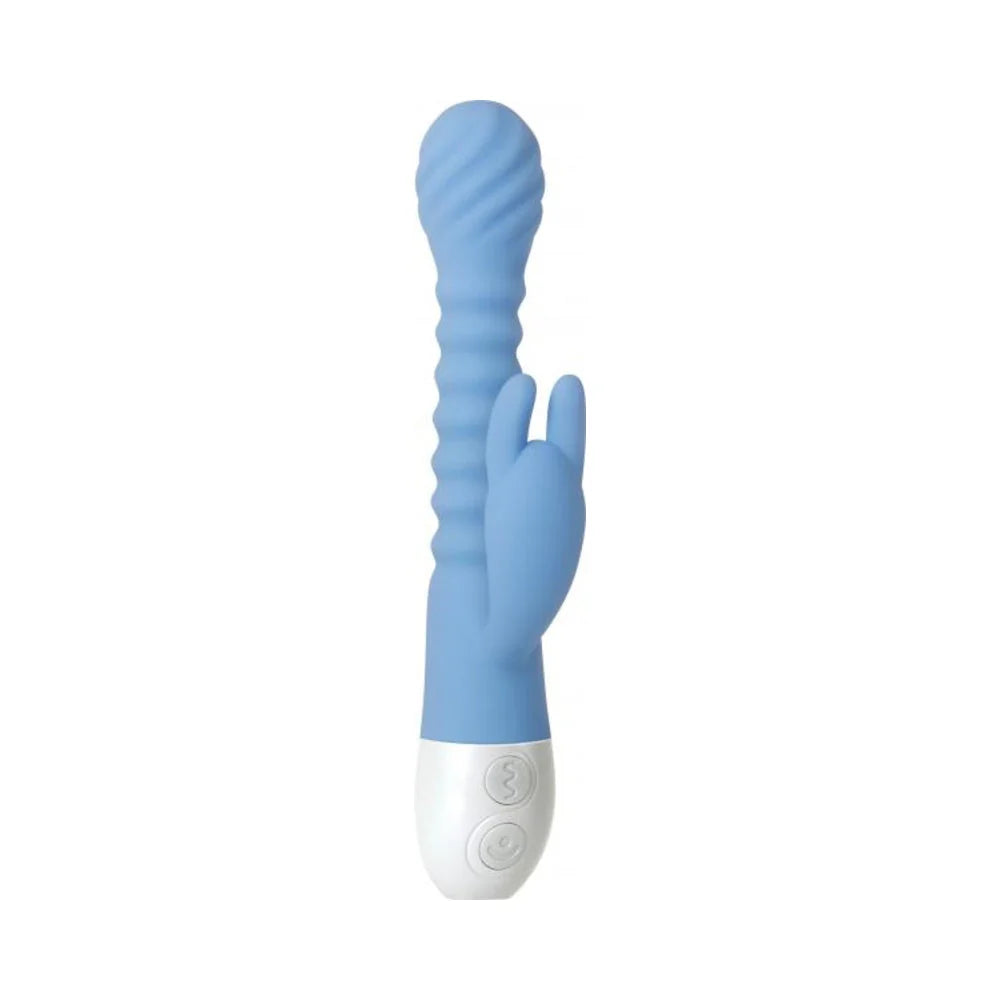 Evolved Bendy Bunny Dual Motors 8 Speeds&functions Ubs Rechargeable Cord Included Silicone Waterproo