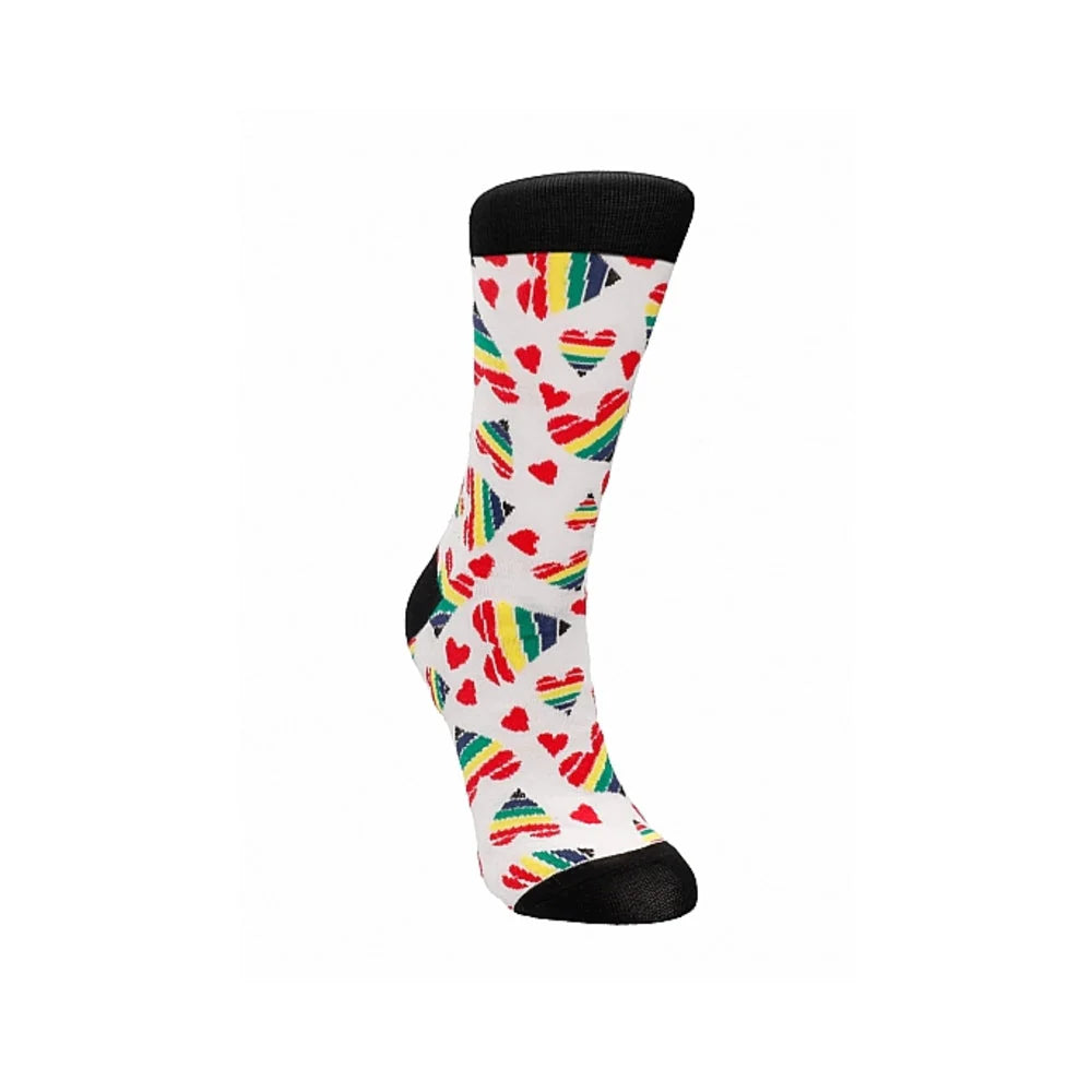 Shots Socks Happy Hearts S/M