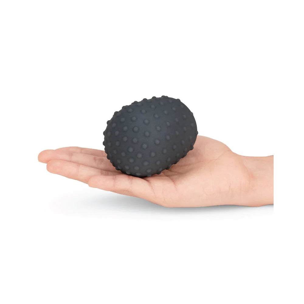 Le Wand Original Silicone Textured Covers Black Pack Of 2