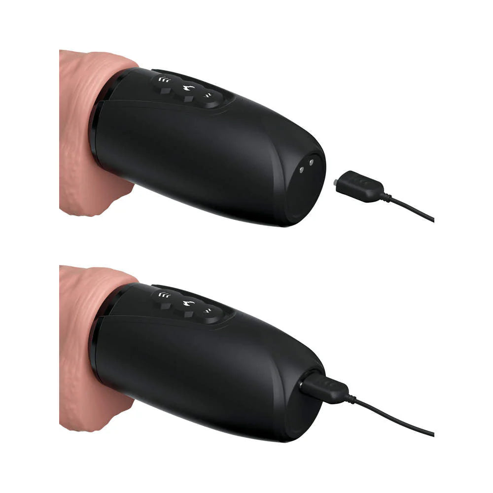 King Cock Plus 6.5" Triple Threat Dong