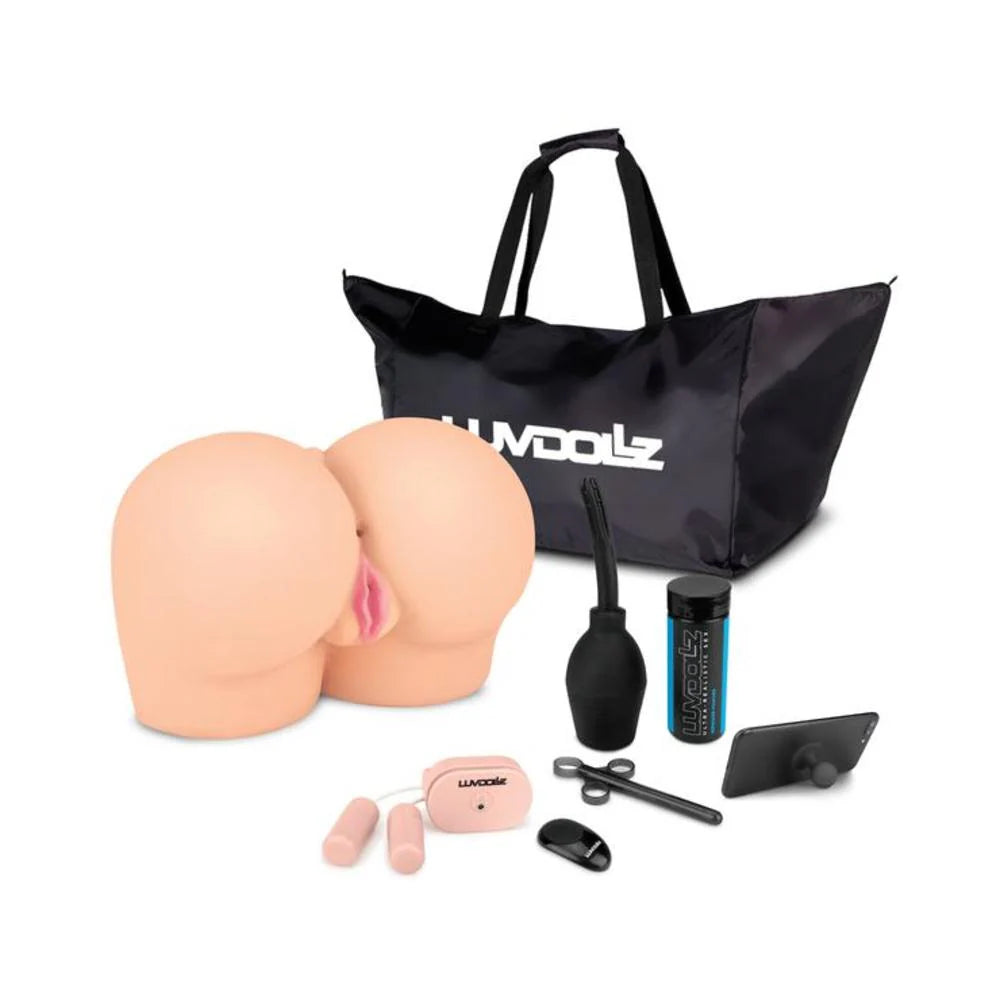 Luvdollz Remote Control Doggy Style Pussy - Cream