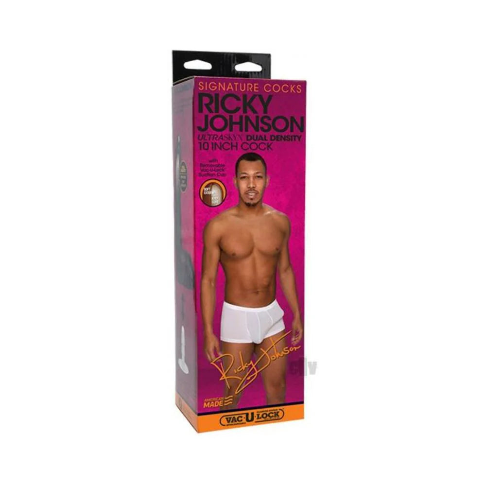 Signature Cocks Ricky Johnson 10-inch Ultraskyn Cock With Removable Vac-u-lock Suction Cup