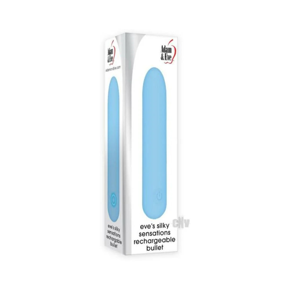 A&e Eve's Silky Sensations Rechargeable Bullet Blue