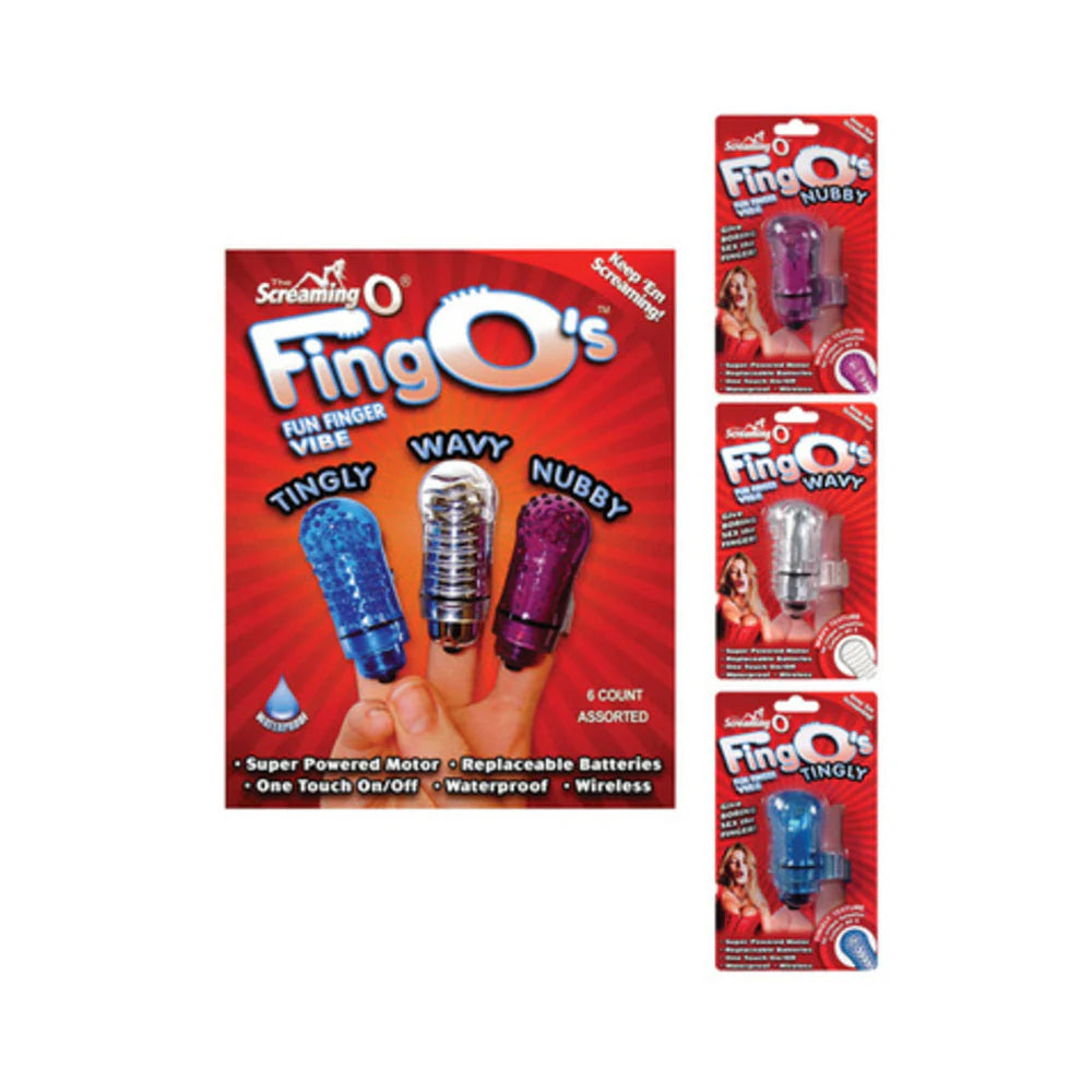 The FingO Box Of 6 Assorted Finger Vibrator