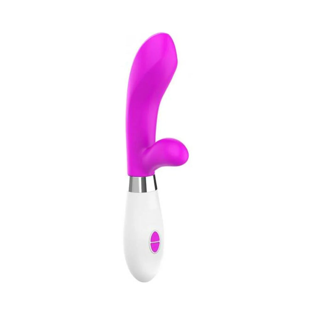 Luna Neon Achilles Ultra-soft Silicone Dual Stimulator Fuchsia