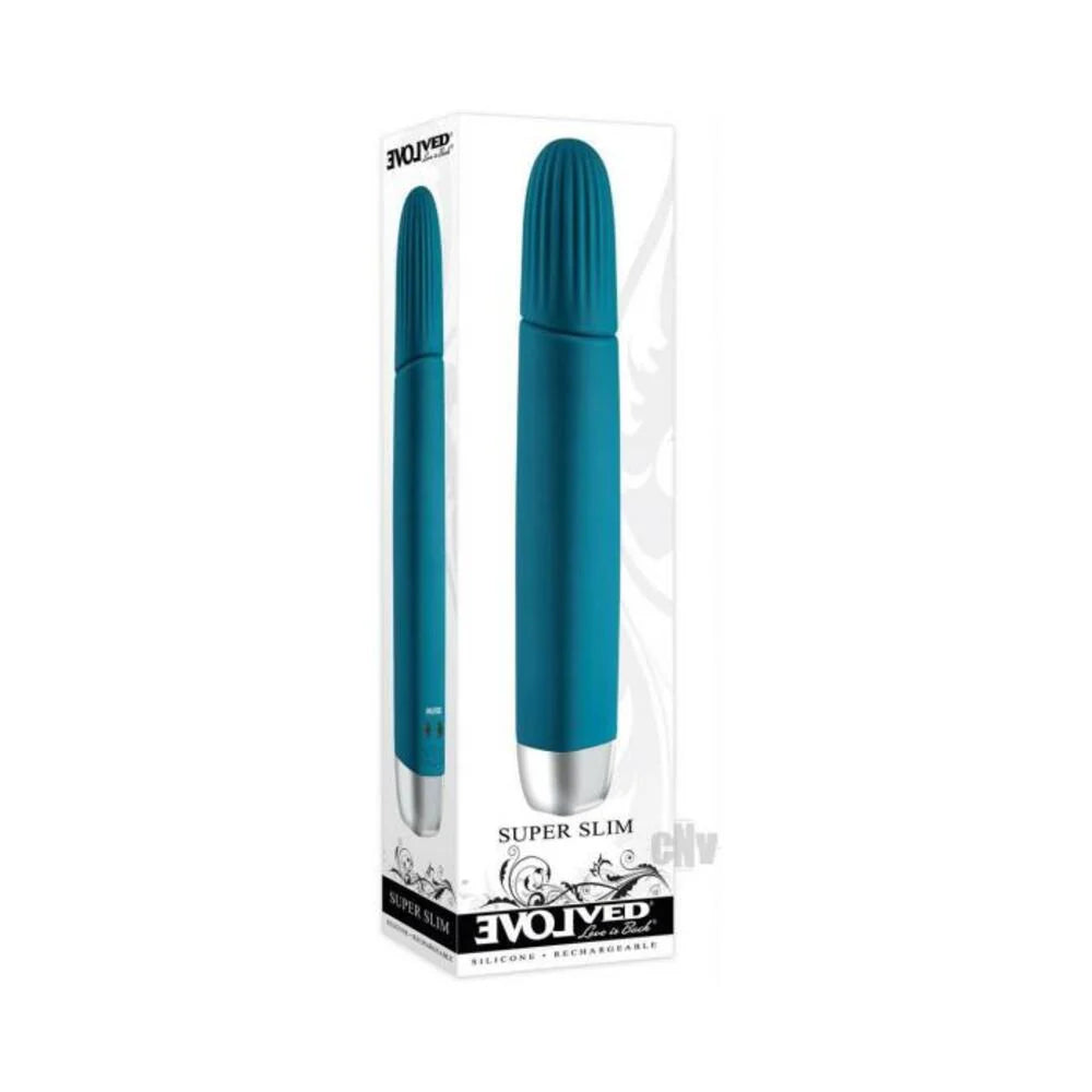 Evolved Super Slim Silicone Rechargeable Teal