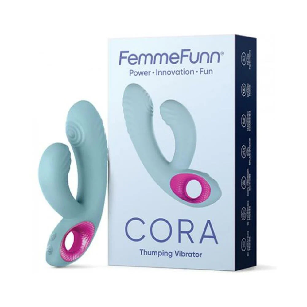 Femmefunn Cora Pulsating Vibrator Light Blue