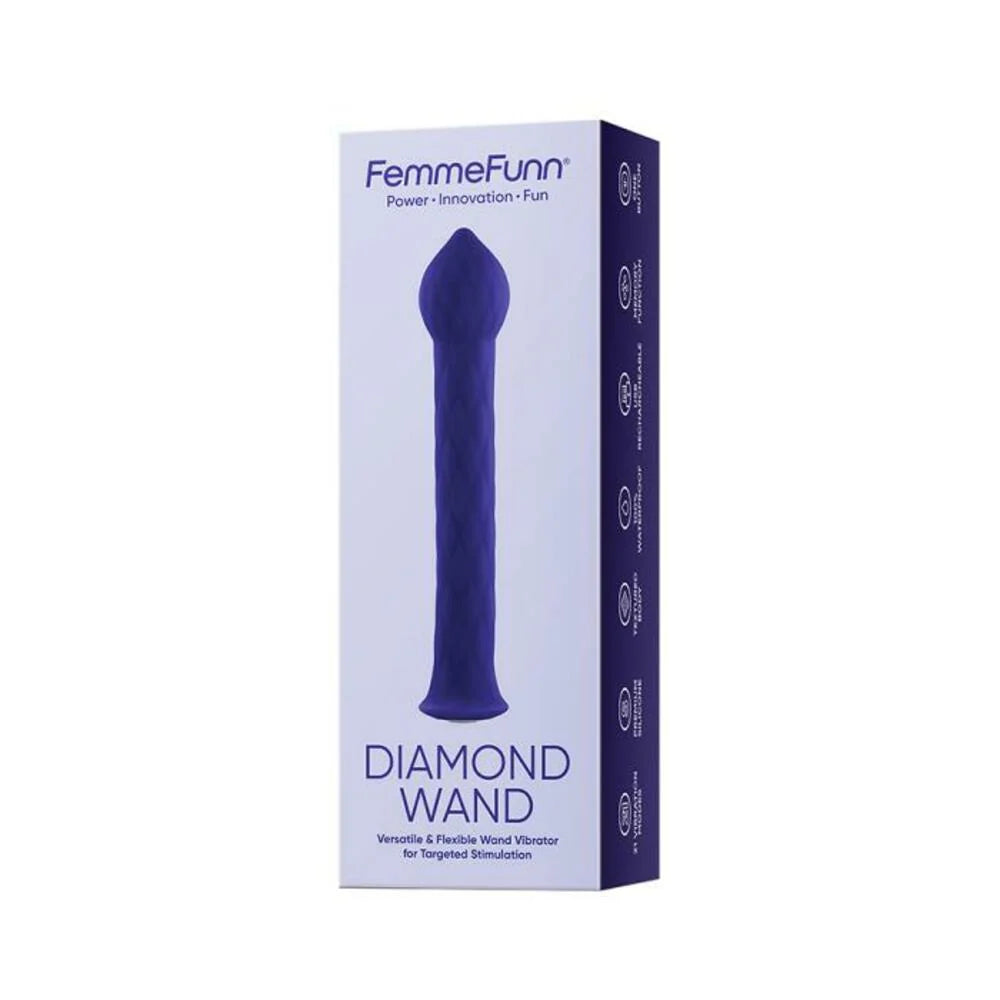 FemmeFunn Diamond Wand Dark Purple