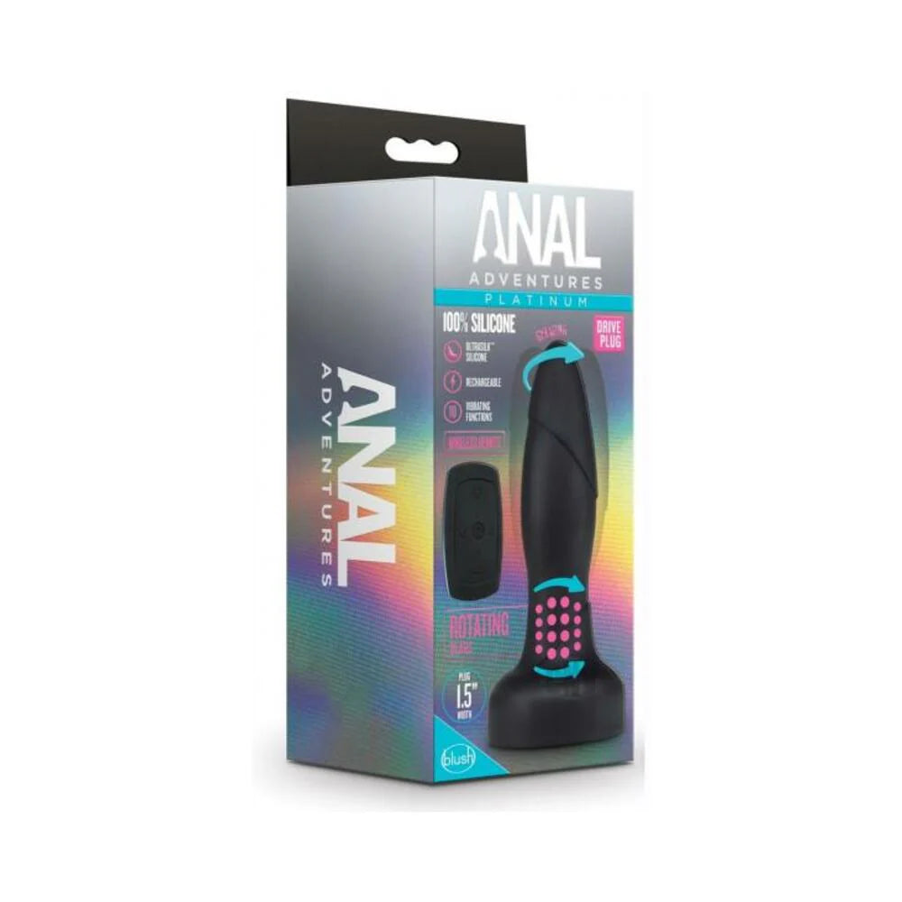 Anal Adventures Platinumdrive Plug Black