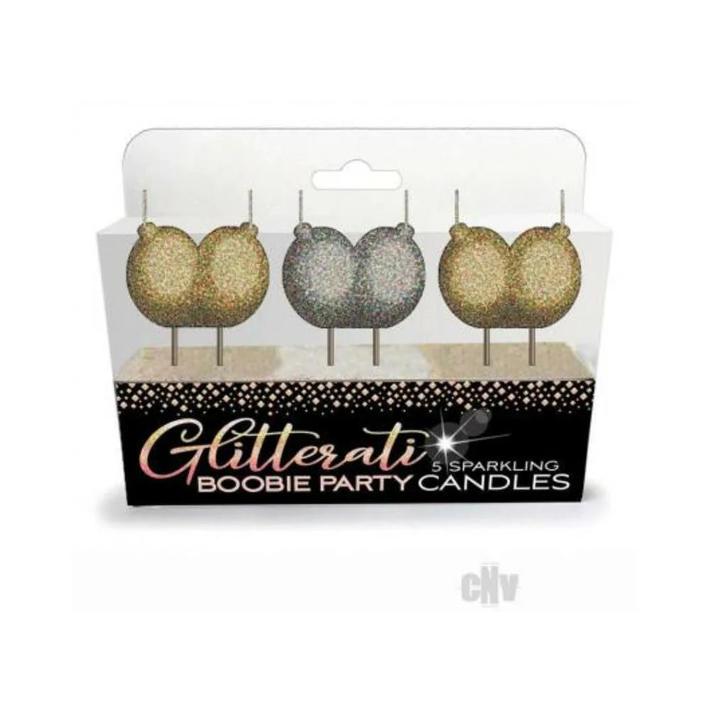 Glitterati Boobie Candles 4pc Set