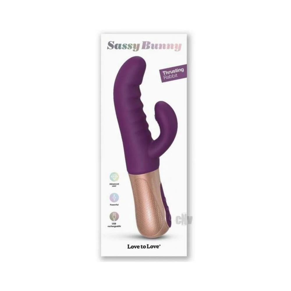 Sassy Bunny Purple Rain