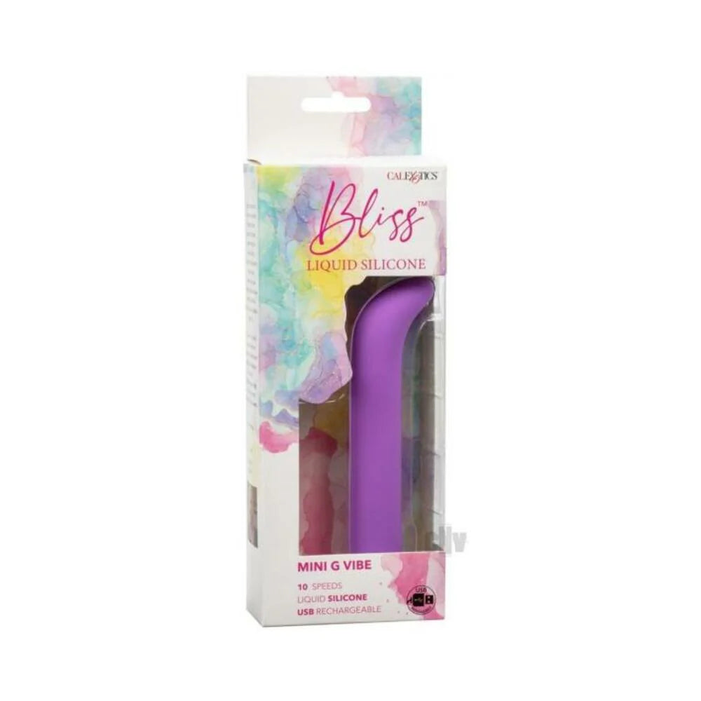 Bliss Liquid Silicone Mini G Vibe Purple