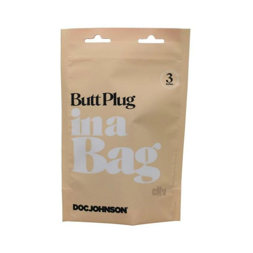 In A Bag Anal Plug 3in Black