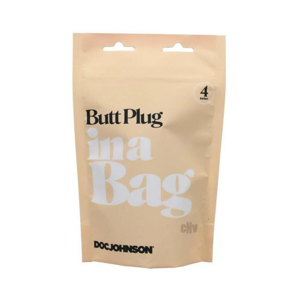 In A Bag Anal Plug 4in Black