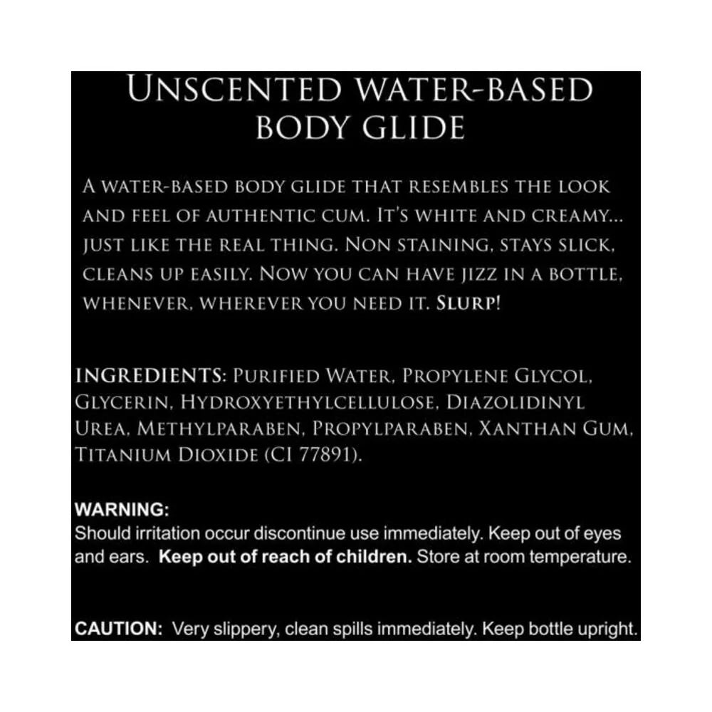 Ms Jizz Unscented Water Based Lube 16oz