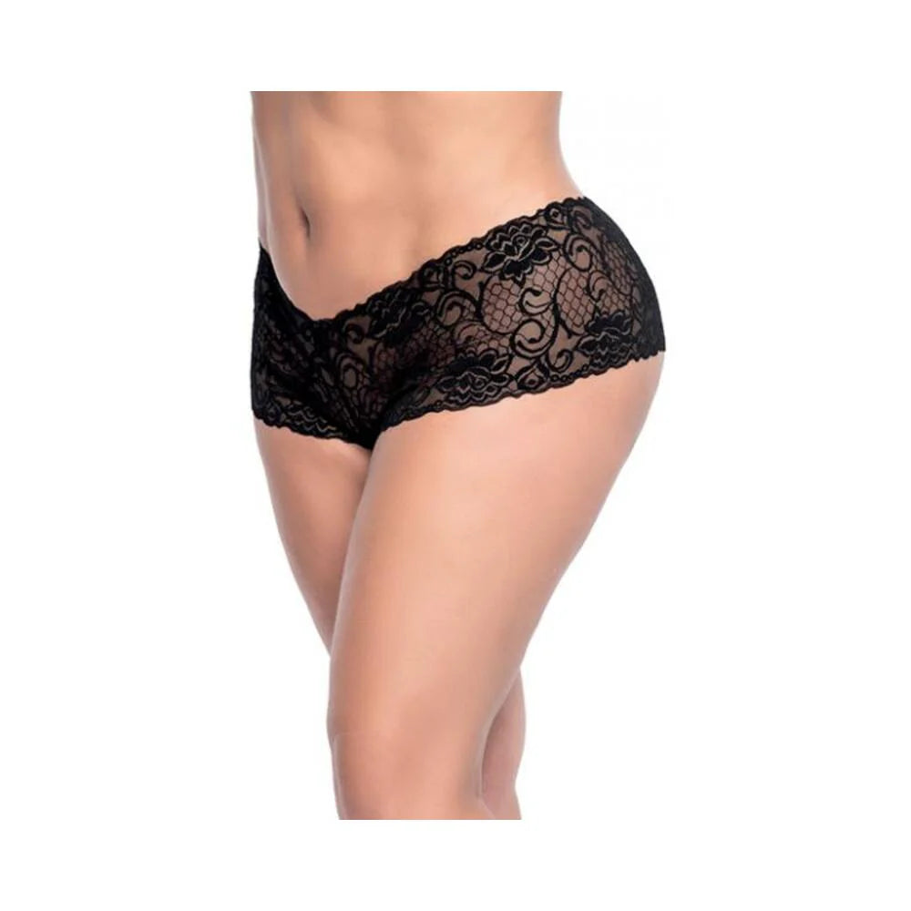 Lace Boyshort Black 1x/2x