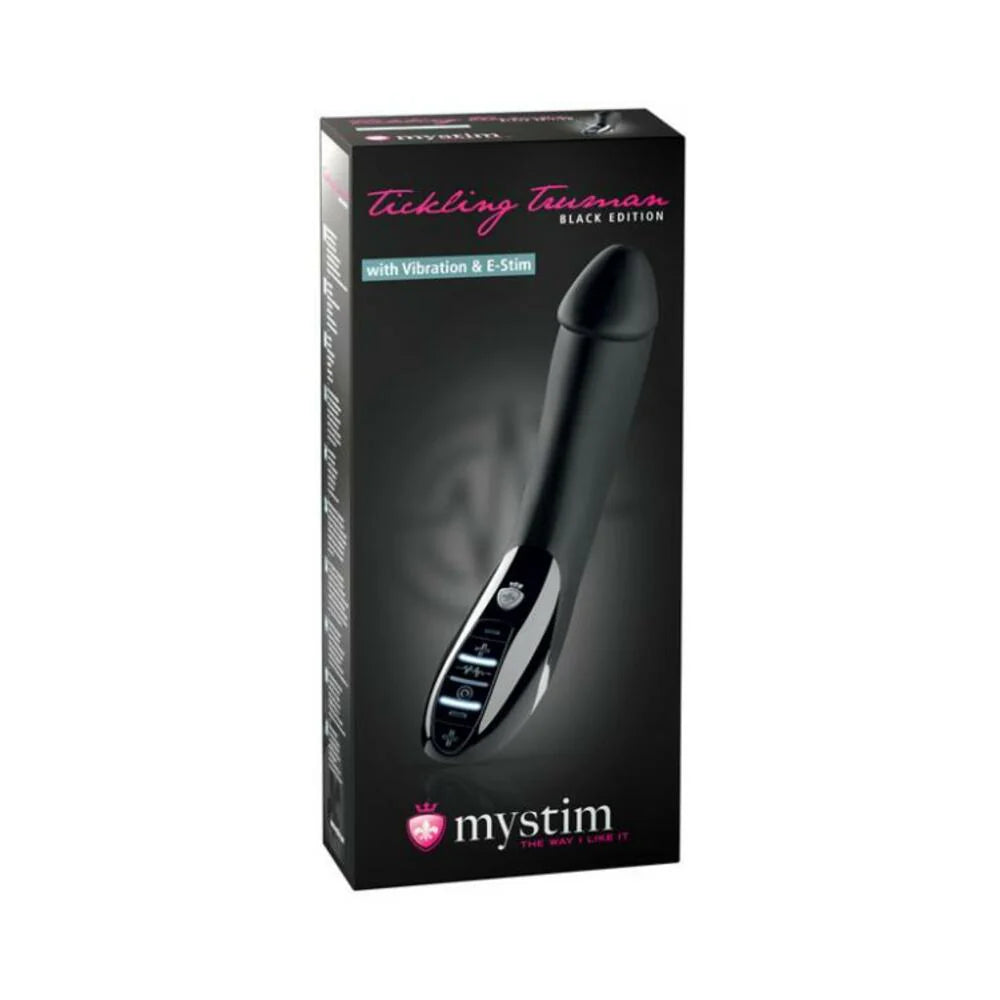 Mystim Tickling Truman Estim Vibrator Black