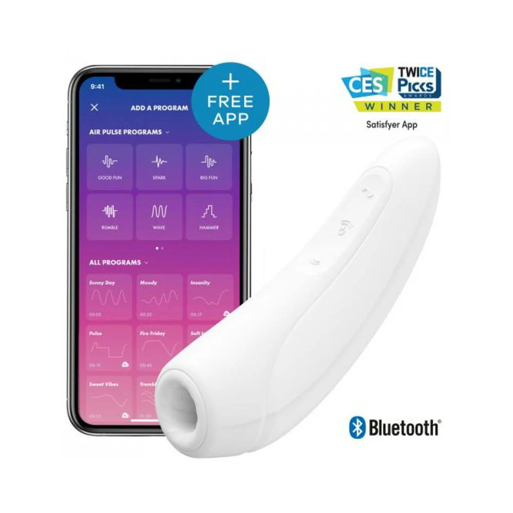 Satisfyer Curvy 1+ White W/ App (net)