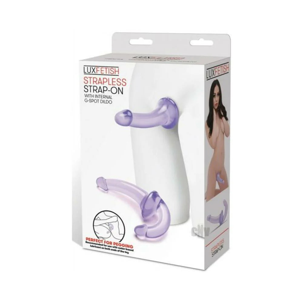 Lux F Strapless Strap On Purple