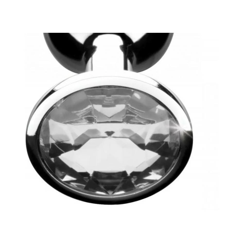 Booty Sparks Clear Gem Large Anal Plug