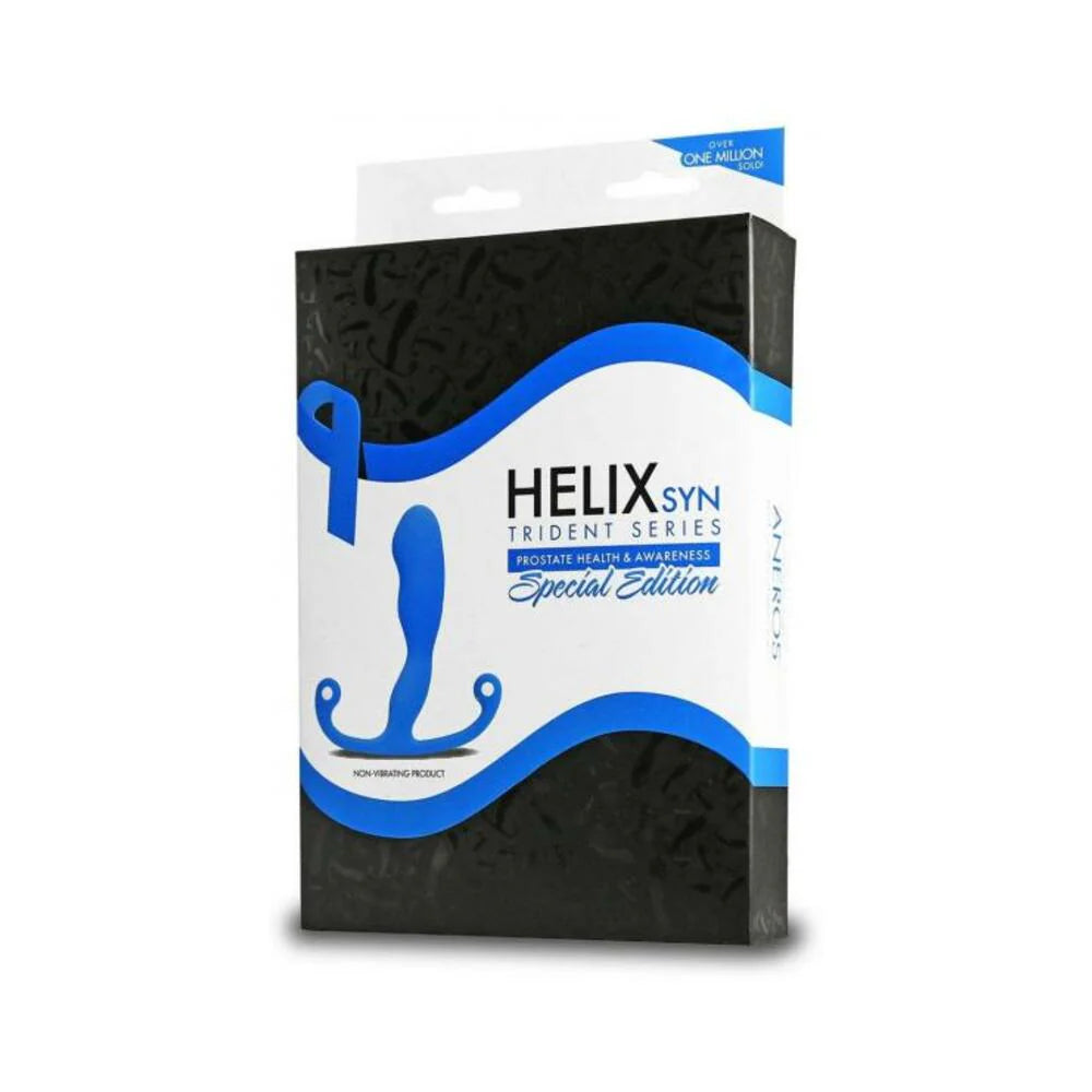 Aneros Special Edition Helix Syn Trident Series Prostate Stimulator - Blue