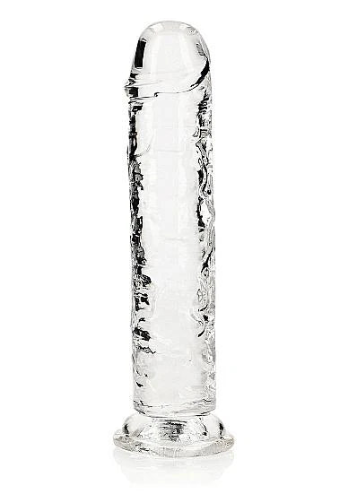 Realrock Straight Realistic 8 In Dildo Transparent