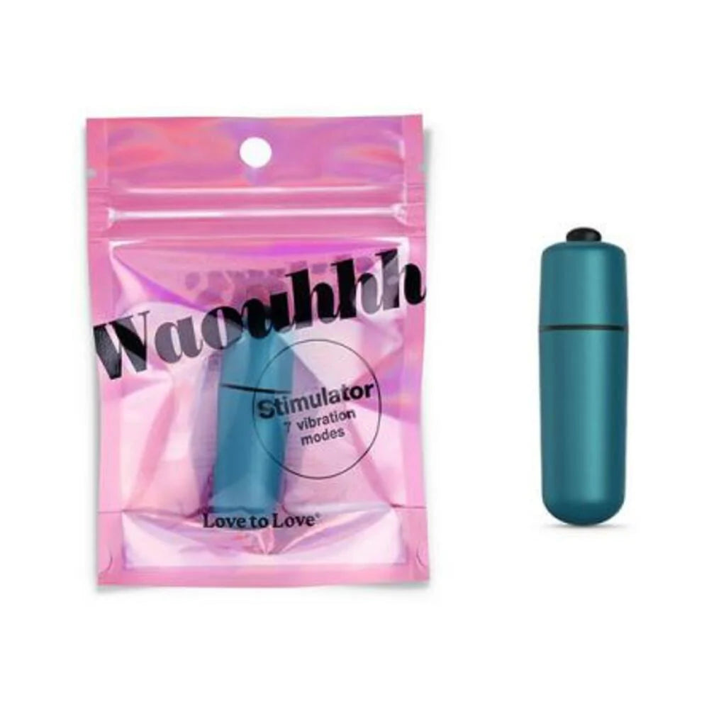 Love To Love Waouhhh 7 Mode Bullet Vibrator Teal Me