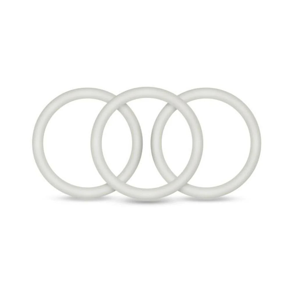 Performance VS3 Pure Premium Silicone Cockrings Large White