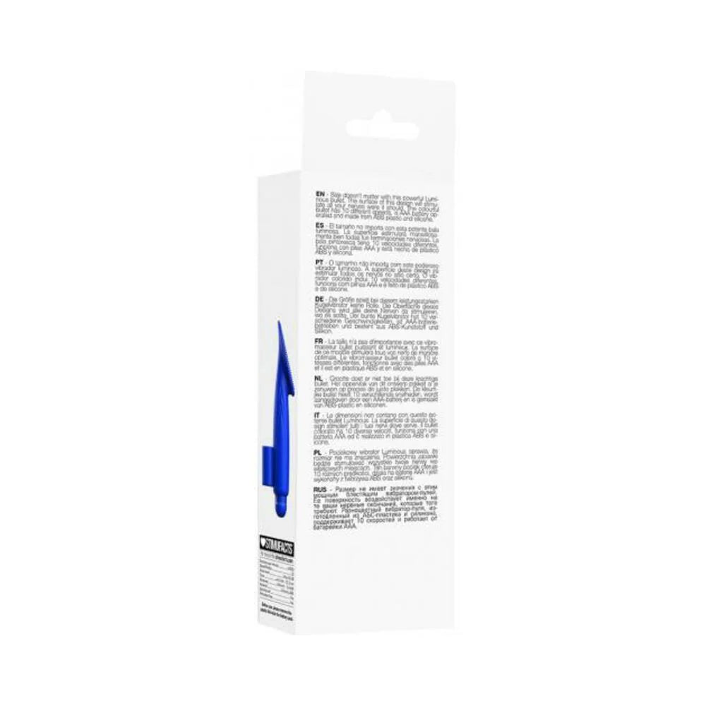 Luminous Thea Abs Bullet With Silicone Sleeve 10 Speeds Royal Blue