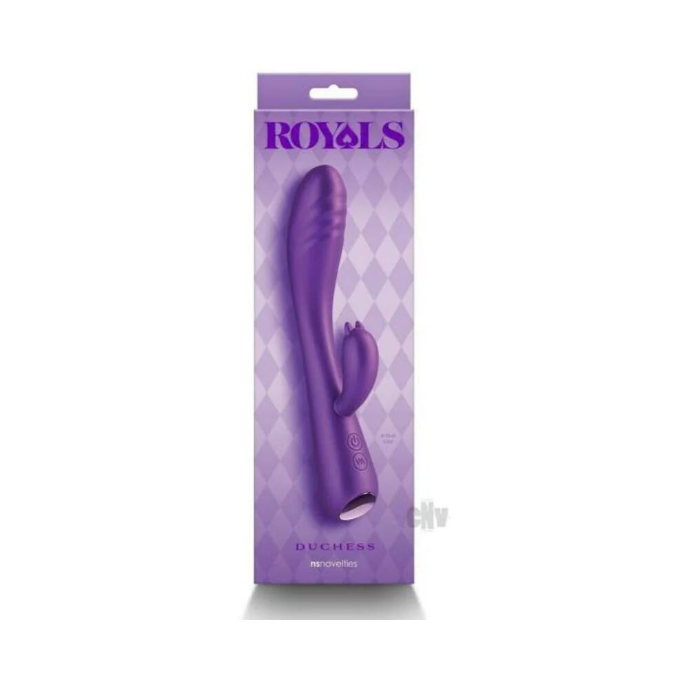 Royals Duchess Rabbit Vibrator Metallic Purple