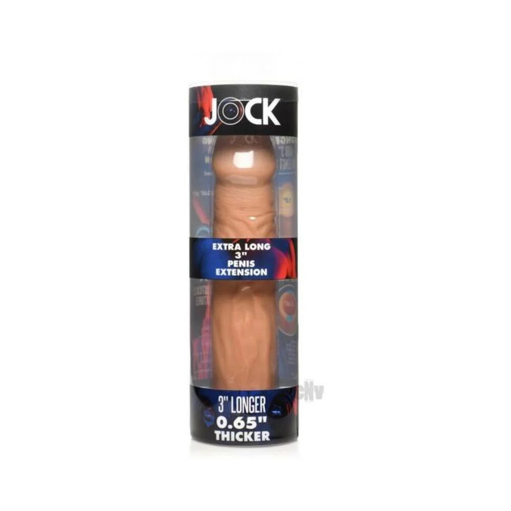Jock Extra Long Penis Extension Sleeve 3in Medium