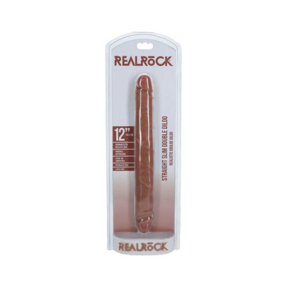 Realrock 12 In. Slim Double-ended Dong Tan