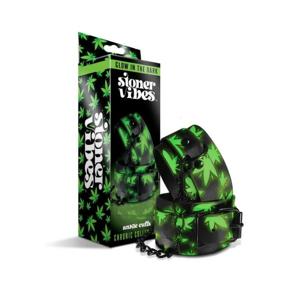 Stoner Vibes Chronic Collection Glow In The Dark Ankle Cuffs